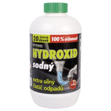 Hydroxid sodný čistič odpadů - perly 1 kg